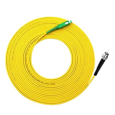 China 2.0mm or 3.0mm 2.0mm or 3.0mm Sc APC-ST/UPC Fiber Optic Jumper Fiber Optic Patch Cord APC-ST/UPC Simplex Mode Fiber Optic Patch Cord Cable for sale