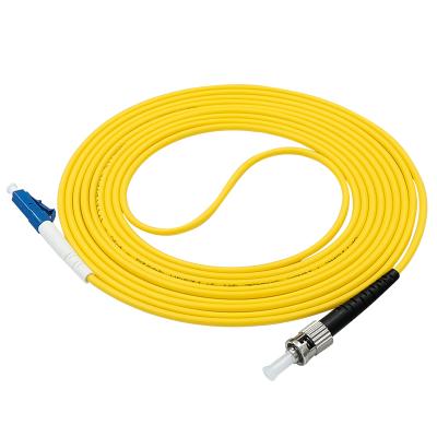 China Simplex mode fiber optic patch cord cable 2.0mm or 3.0mm fiber optic jumper cable LC/UPC-ST/UPC FTTH LC/UPC-ST/UPC for sale