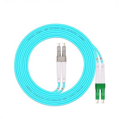 China Telecommunication LC/APC-LC/UPC 10M15M 20M 25M Multimode Duplex OM3 Fiber Cable Jumper Patch Cord 3M 5M for sale