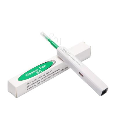 China One Touch FTTH LC/SC/FC/ST Cleaning Tool 2.5mm Pen 800 Fiber Optic Cleaning Cleaner for sale