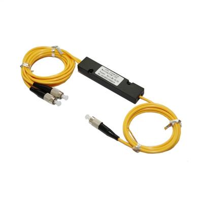 China Hot Selling Single Mode FC UPC 1X2 FTTH Fiber Optic FBT Splitter FC UPC 1X2 Fiber Optic Splitter FBT for sale