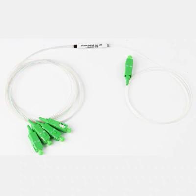 China FTTH Network FTTH FTTxFTTB Single Mode Fiber Optic SC APC 1X4 PLC Splitter Waveguide Planar Type for sale