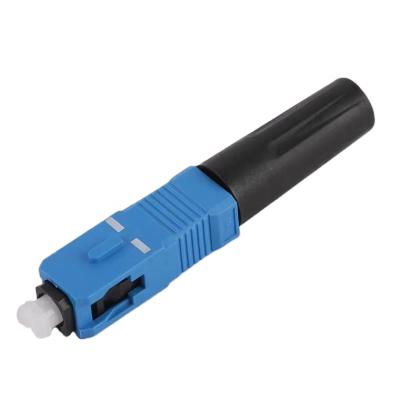 China Communication Fiber Optic SC UPC Singlemode Fast Fast Connector FTTH Connector Fiber Optic Fast Adapter for sale