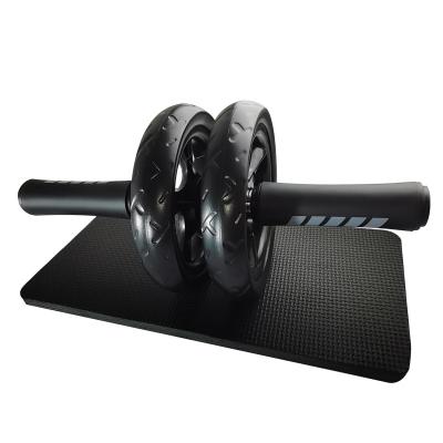 China 2 Wheels Foam To Handle High Quality Fitness Abdominal Muscle Calisthenics Abdominal Muscle Ab Wheel Training Roller for sale