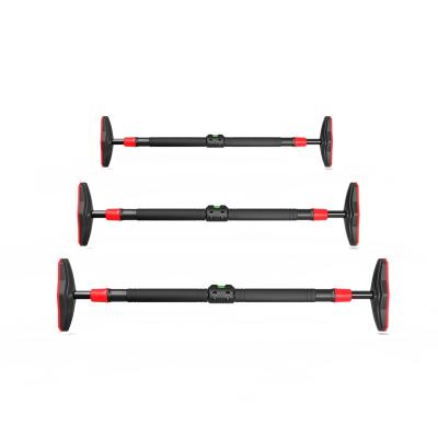 China Largest Loading Indoor Fitness Pull Up Bar Gym Chin Up Bar Wall Black Color Adjustable Lock Pull Up Bar for sale