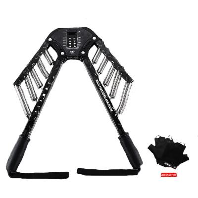 China R Shaped Adjustable Resistance Forearm Black Blaster Exerciser Bar 30kg/40KG/50KG/60KG Spring Power Tornado for sale