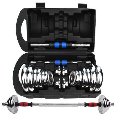 China Modern Home Gym Dedicated Chrome Equipment Dumbbell Set Cast Iron Paint Dumbbell Sets for sale