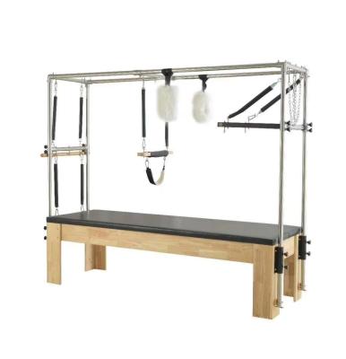 China wooden trapeze table pilates gym exercise machine with springs 2380*750*460mm for sale