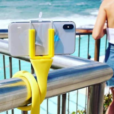 China Lazy Clip Mini Camera Mount Banana Pod Desktop Table Support Car Phone Holder Clip Mount Phone Holder Stand Flexible Flexible Stick for sale