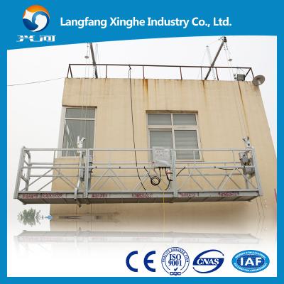 China zlp series mobile suspended scaffolding platform , mast climbing platform for building facade cleaning , maintenance for sale