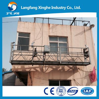 China zlp800 platform , 800kg construction gondola platform , hanging scaffolding platform for sale