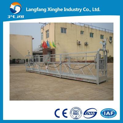 China Mobile adjustable suspended scaffolding platform with ltd hoist gondola for sale