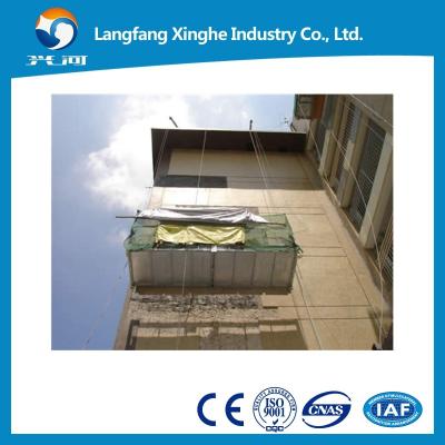 China ZLP Steel powered suspended platform , india suspended cradle , aerial working scaffolding for sale