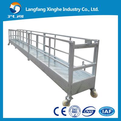 China 630kg hot galvanized aerial high rise lifting gondola for building facade cleaning for sale