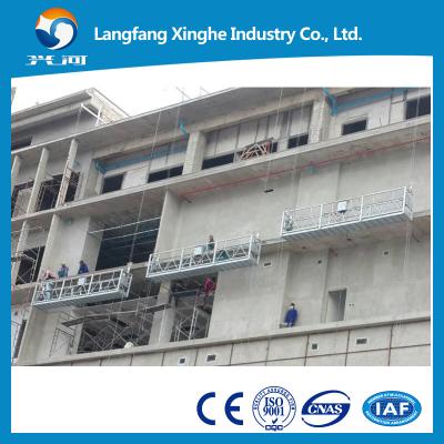 China 630kg window cleaning lift , construction swing stage equipment , hanging basket , gondola platfrom zlp630 for sale