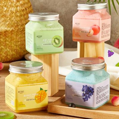 China Exfoliator Body Scrub Wholesale Custom Private Label Whitening Natural Body Scrub Blueberry Natural Exfoliating Body Scrub for sale