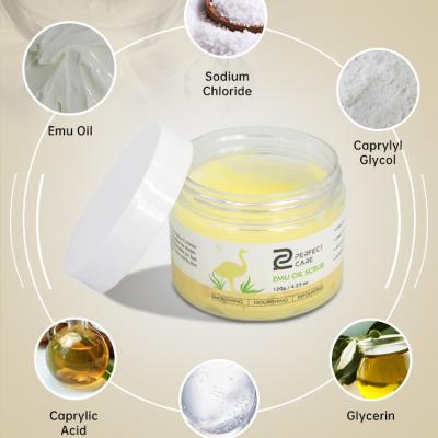 China Whitening Exfoliator Custom Ingredients Fruit Deep Exfoliating Body Scrub Sugar Scrub Body for sale