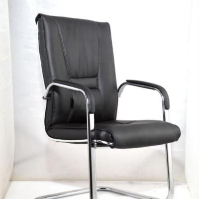 China Other Single Conference Chair With Fixed Armrest Leather Office Chair for sale