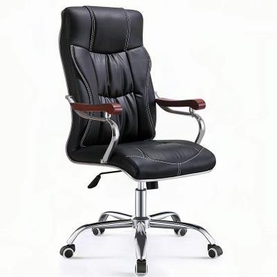 China Comfortable Multifunctional Office Chair (Height) Adjustable Modern Leather Boss Chair for sale