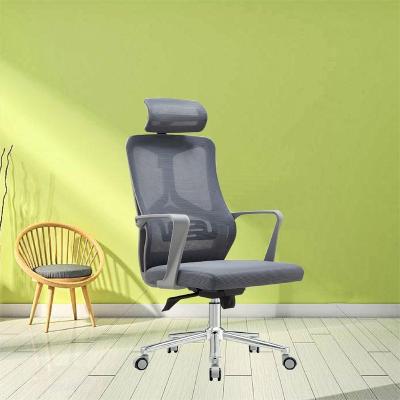 China Silla (Height) TSF Swivel Adjustable Modern Ergonomic Leather Computer Rocker Indoor Office Chair for sale