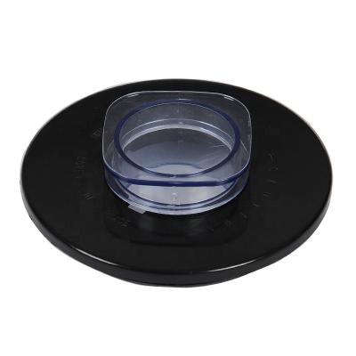 China Household Black Round Blender Jar Lid With Center For Stainless Steel Blender Jar for sale