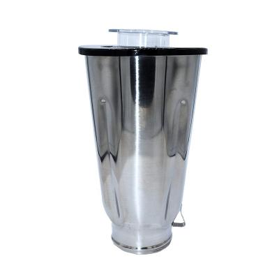 China Household 1.25L Stainless Steel Pot Blender Parts Blender Jar with Lid and Bottom Blender Jar for sale