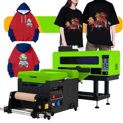 China Garment Shops A3 inkjet printers  dtf printer set heat transfer direct to film printer with dual head xp600 for sale