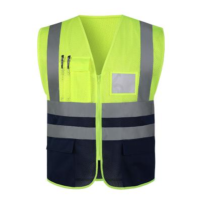 China Wholesale High Visibility Factory Outlet Polyester Engineer Reflective Safety Vest With Pockets for sale