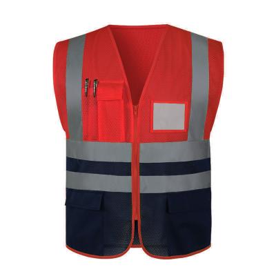 China High Visibility Adjustable High Evident Safety Working ReflectiveVest Reflective Vest For Outdoor Cycling Motorcycle for sale