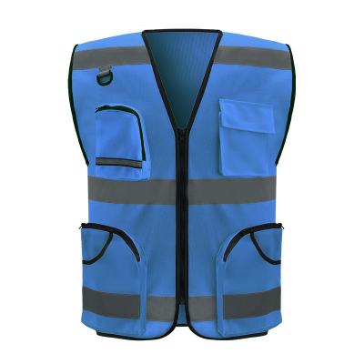 China High Visibility Adjustable Police Traffic Tactical Reflective Vest Night Security Running Safety Wear Guard Fluorescent Vest for sale