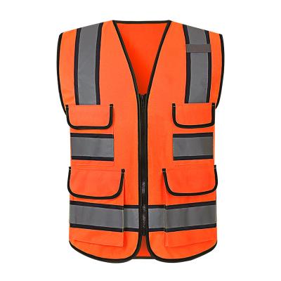 China High Visibility Safety Reflective Gear Vest Working Cycling Reflect Vest For Worker for sale