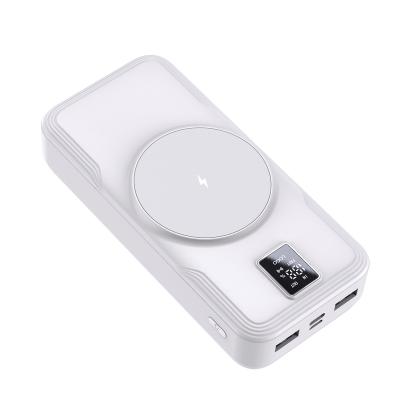 China Support 20000mAh PD20W USB22.5W Fast Fast Charging Power Bank With Wireless Charging Function for sale