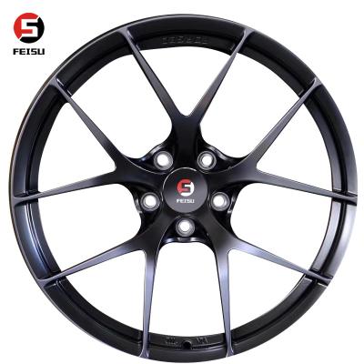 China Wholesale private production 18 ALLOY fashion custom 19 20 21 22 inch 2 piece fashion design car alloy forged wheels mags rim for sale