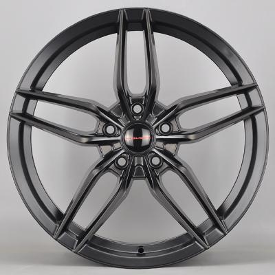 China Car Aluminum Alloy Wheels 17 Inch 18 Inch 19 Inch Jacket Design Black Race Car Edges Suit For VW Civic Corola for sale