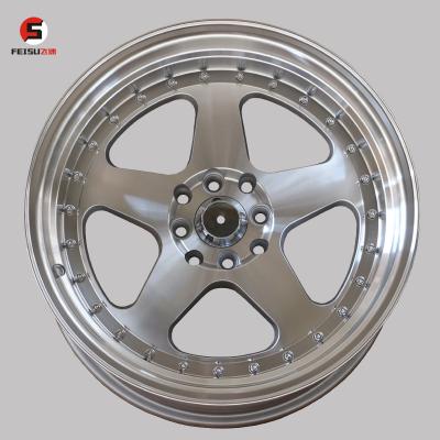 China ALLOY 16inch Racing Car Wheel Rims Touring Car Mags Casting Rims Wholesale Price Popular High Quality Rock Brand Modify Wheel for sale