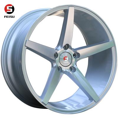 China Aluminum Best Selling Wholesale 16 Inch Aluminum Silver And Black Machine Face Passenger 4*100/5*114.3 Car Alloy Wheels Rims for sale