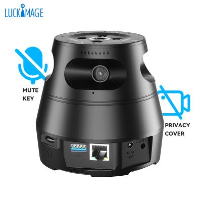 China Laptop ptz camera/Luckimage remote teaching/meeting/chat video conferencing 4k camera AI conference tracking automatic conference camera and microphone for sale