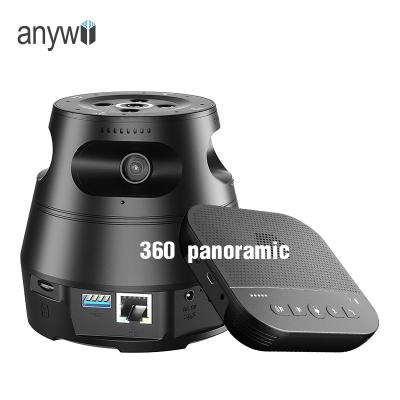 China Anywii laptop/telelearning/meeting/chat conference camera with speakerphone AI auto tracking video conferencing 360 degree video conferencing cameras for sale