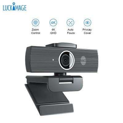 China Luckimage 4k Webcam Zoom Control Auto Focus 2k Webcam For PC With Microphone Tripod Cover H500 for sale