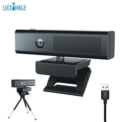 China Luckimage Laptop / Distance Learning / Meeting / Chat Full Hd USB PC Mic Conference Webcam 1080P Webcam Microphone for sale