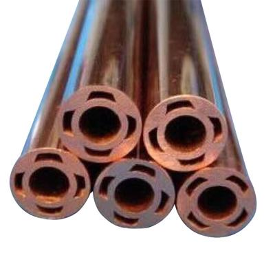 China Oil Cooler Pipe Induction Heating Tube Copper Coil for sale