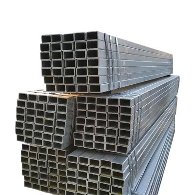 China Structure Pipe RHS Galvanized Rectangular Tube Thin Wall for sale