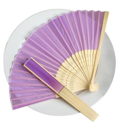 China Hand Fan Logo Bamboo Promotional Gift Portable Asian Custom Printed Fold Advertising Brand Summer Business Folk Handmade Painting for sale