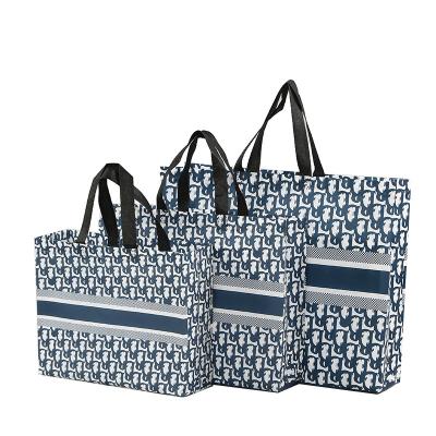 China PP Laminated Custom Printed Promotional Non Woven PP Polypropylene Eco Reusable Grocery Tote Bag for sale