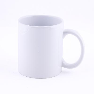 China High Quality Disposable 11oz Sublimation Empty White Milk Mug Customized Ceramic Coffee Mug for sale