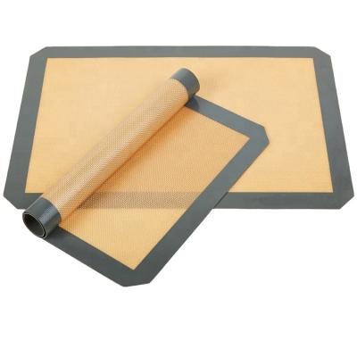 China Hot Selling Disposable Baking Mat Nonstick High Grade Silicone Baking Baking Mat Sheet for sale