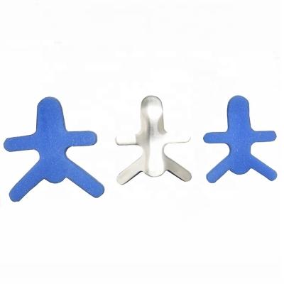 China Waterproof Curved Aluminum Foam Frog Finger Splint for sale