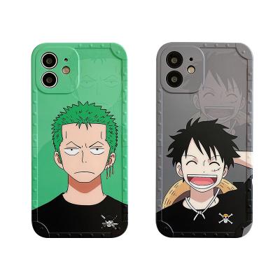 China Main Portrait Funny One Piece Shockproof Cell Phone Case Luffy Sauron For iPhone 13 pro 12 11 pro 7 8 max max plus XR Xs Max Back Cover for sale