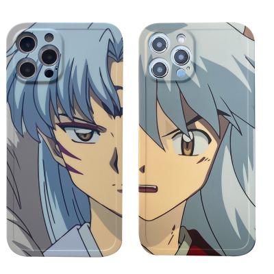 China Inuyasha Shockproof Cartoon IMD Soft Cover Cell Phone Case For iPhone 13 12 pro 11 pro 7 8 max max plus XR Xs Max Back Cover Coque Japan for sale