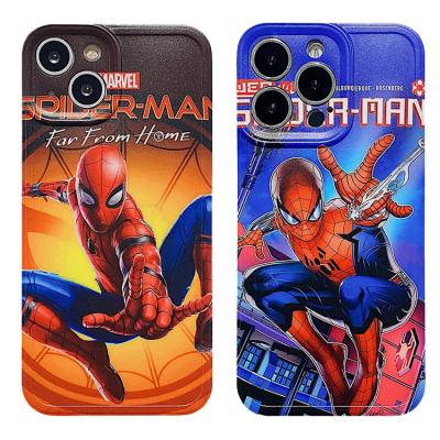 China Spiderman Sci-Fi New Products Shockproof Cell Phone Case For iPhone 13 13 pro 11 12 pro 8 7 max plus Xr Xs Max Soft Back Cover for sale